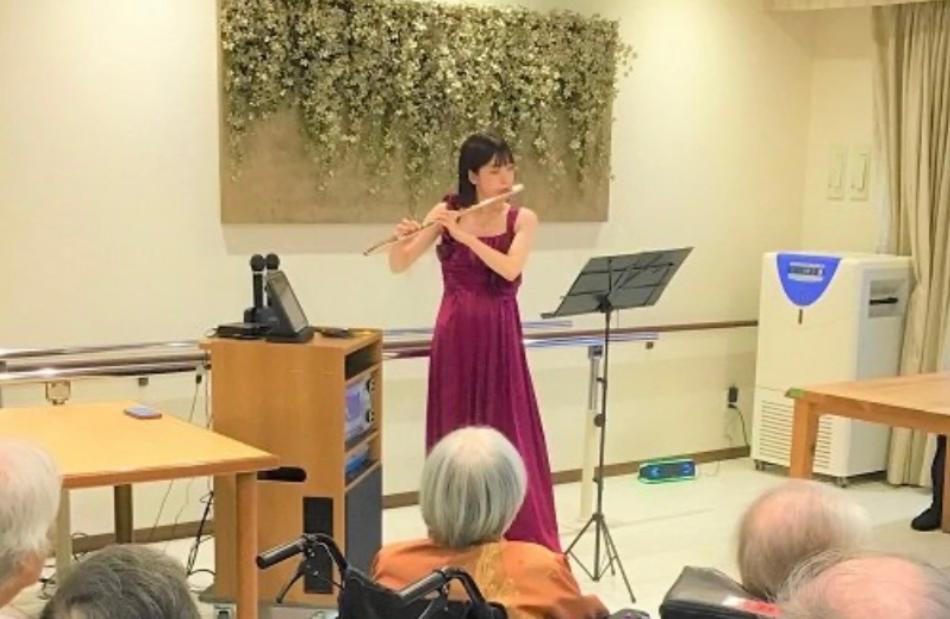 プロ奏者によるフルート生演奏コンサート